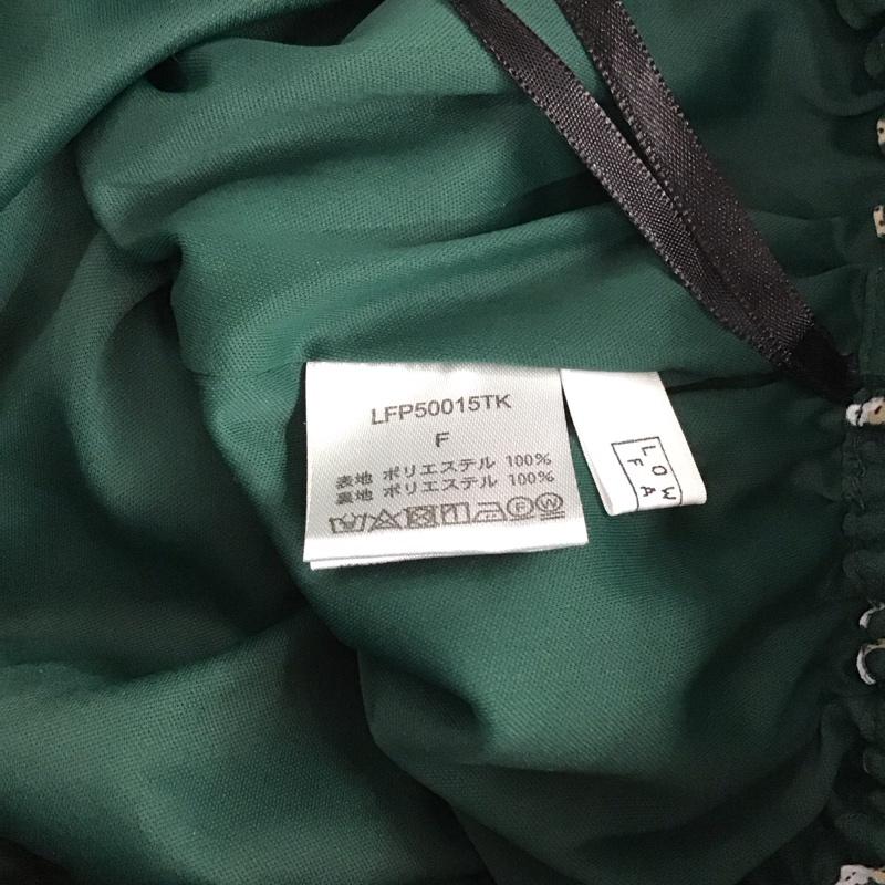 ローリーズファーム LOWRYS FARM スカート ロングスカート FREE 総柄 緑 / グリーン / レディース USED 古着 中古 10130210