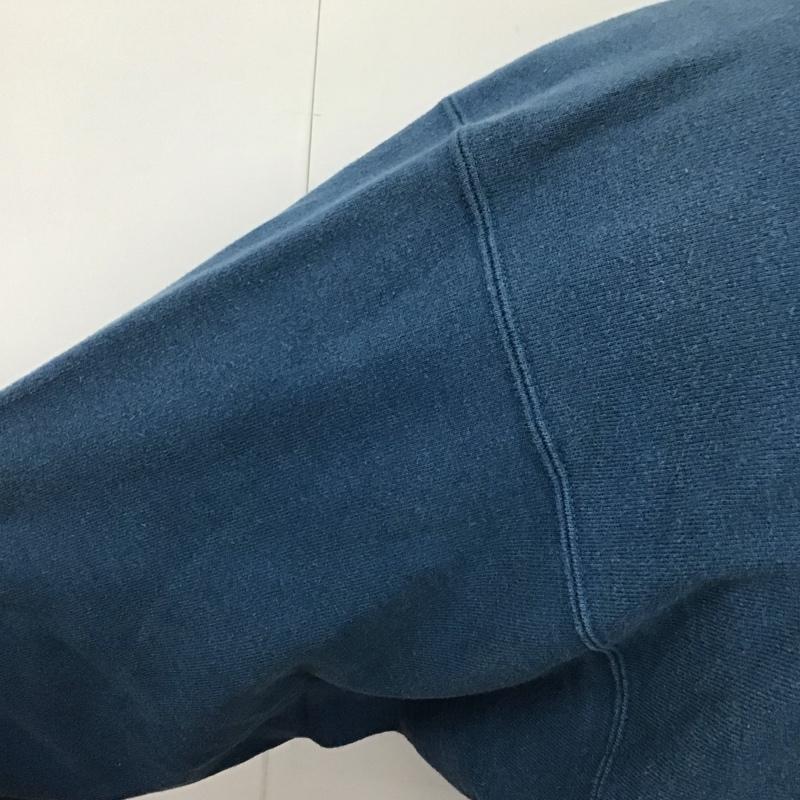 チャンピオン Champion トレーナー 長袖 REVERSE WEAVE スウェット 90年代 L ロゴ、文字 青 / ブルー / メンズ USED 古着 中古 10115701
