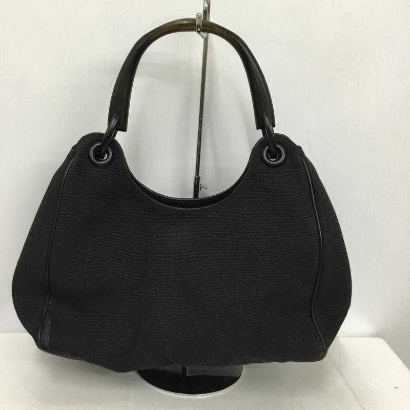 グッチ GUCCI トートバッグ トートバッグ 106494 ウッドハンドル 無地 黒 / ブラック / レディース USED 古着 中古 10129112