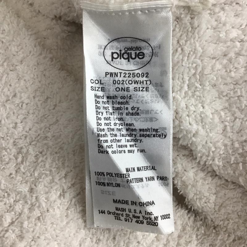 ジェラートピケ gelato pique カットソー 長袖 pwnt225092 ネコJQDプルオーバー ルームウェア プリント 白 / ホワイト / レディース USED 古着 中古 10117944