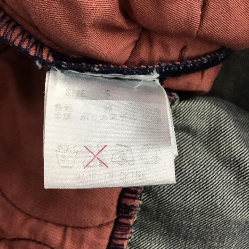 ネイタルデザイン NATAL DESIGN パンツ ショートパンツ デニムキルティングショーツ S ロゴ、文字 青 / ブルー / メンズ USED 古着 中古 10139424
