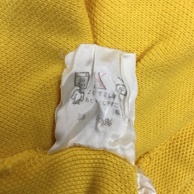 ラルフローレン RALPHLAUREN ポロシャツ 半袖 半袖ポロシャツ カラーシャツ 半袖カットソー M ロゴ、文字 黄 / イエロー / メンズ USED 古着 中古 10116907