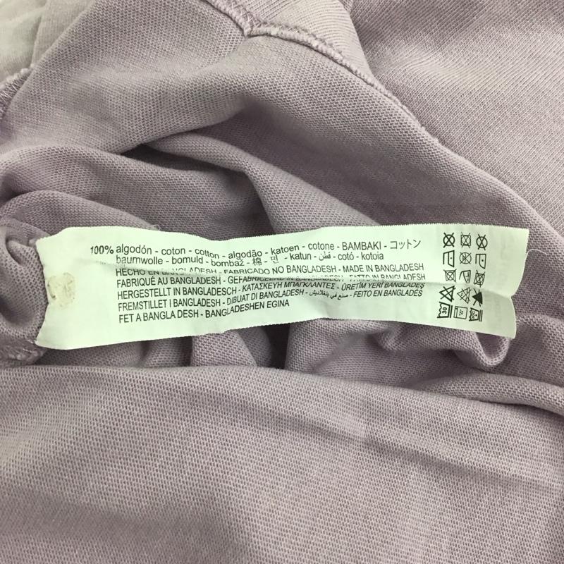 ザラ ZARA Tシャツ 半袖 S 無地 紫 / パープル / レディース USED 古着 中古 10140393