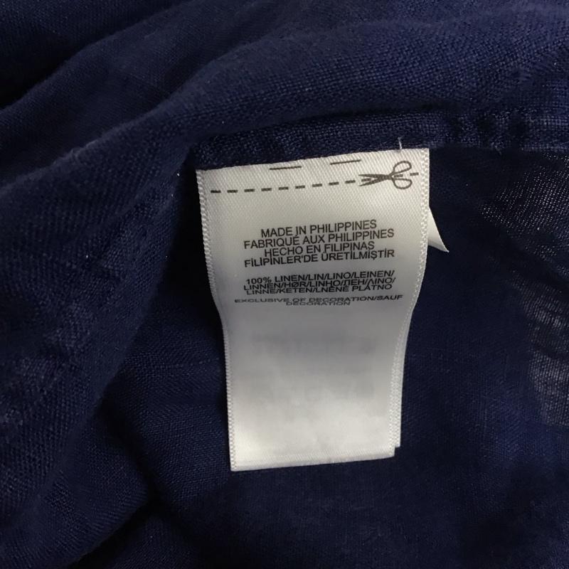 ラルフローレン RALPHLAUREN シャツ、ブラウス 半袖 半袖シャツ カラーシャツ 半袖カットソー ボタンダウンシャツ M ロゴ、文字 紺 / ネイビー /  メンズ USED 古着 中古 10112150