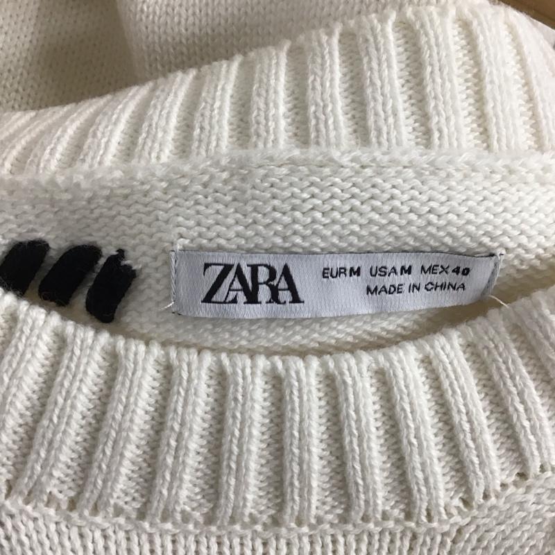 ザラ ZARA ベスト ベスト 4938 405 712 プルオーバーベスト オーバーサイズ M 無地 白 / ホワイト / X 黒 / ブラック / レディース USED 古着 中古 10131282
