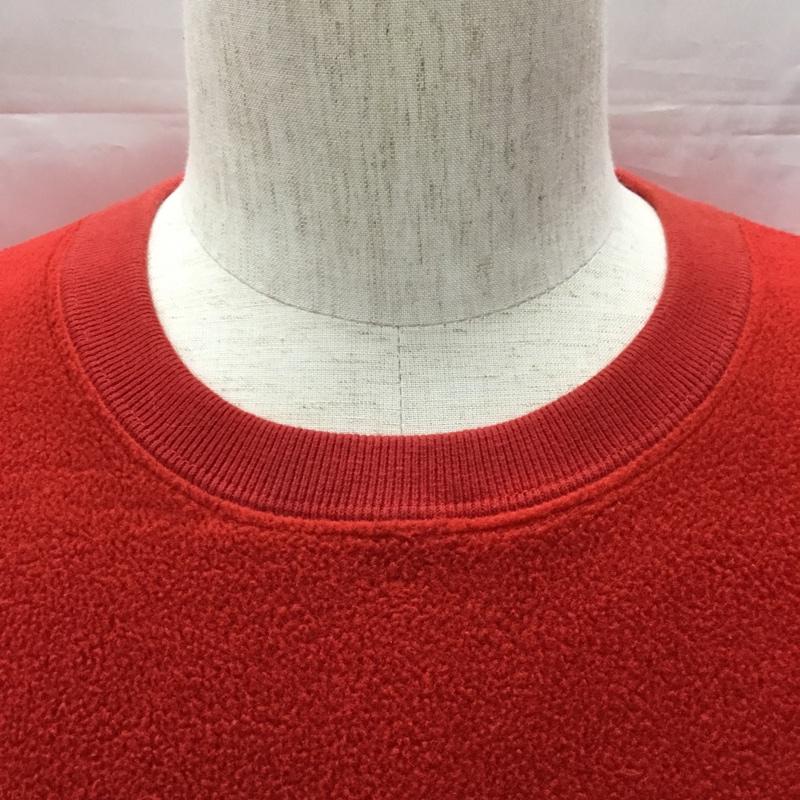 シュプリーム Supreme トレーナー 長袖 2018FW PolartecSmallBoxCrewneck 長袖フリースカットソー スウェット M ロゴ、文字 赤 / レッド / メンズ USED 古着 中古 10108251