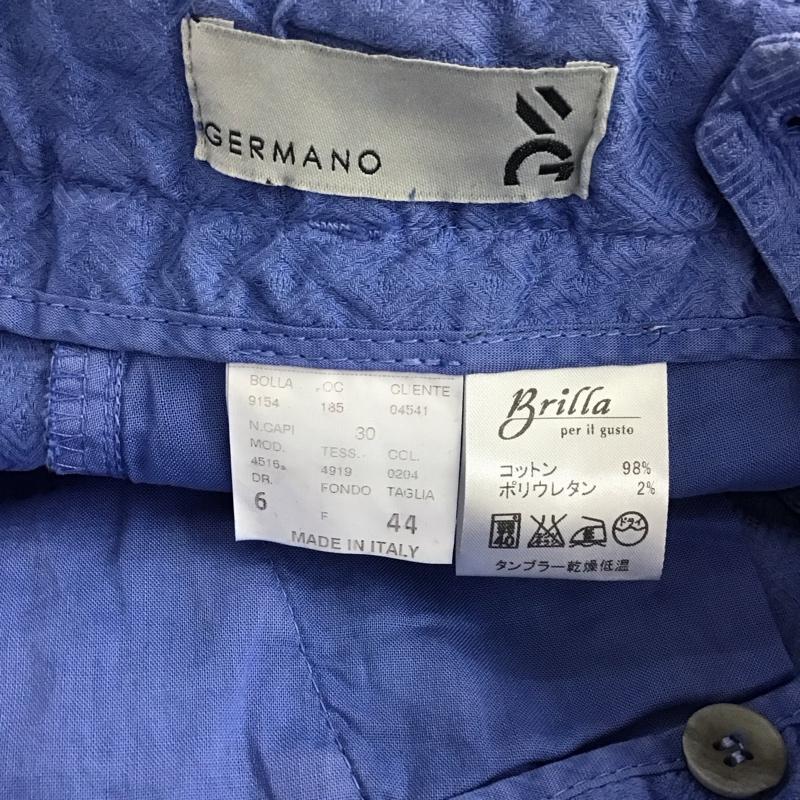 ジェルマーノ GERMANO パンツ スラックス 24-23-0076-081-73-16 タグ付き 44 青 / ブルー / メンズ USED 古着 中古 10139490