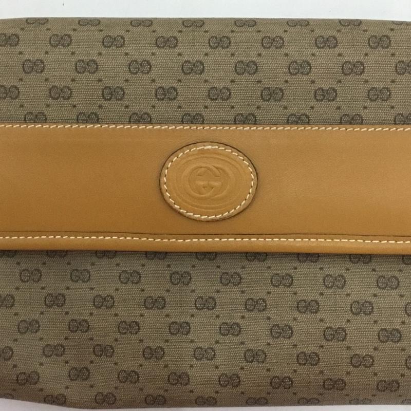 グッチ GUCCI ショルダーバッグ ショルダーバッグ 004 89 0265 オールドグッチ GG ロゴ、文字 ベージュ / ベージュ / レディース USED 古着 中古 10126898