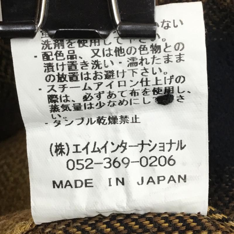 エゴトリッピング EGO TRIPPING シャツ、ブラウス 長袖 46 チェック 黒 / ブラック / X 茶 / ブラウン / X 黄 / イエロー / メンズ USED 古着 中古 10139063