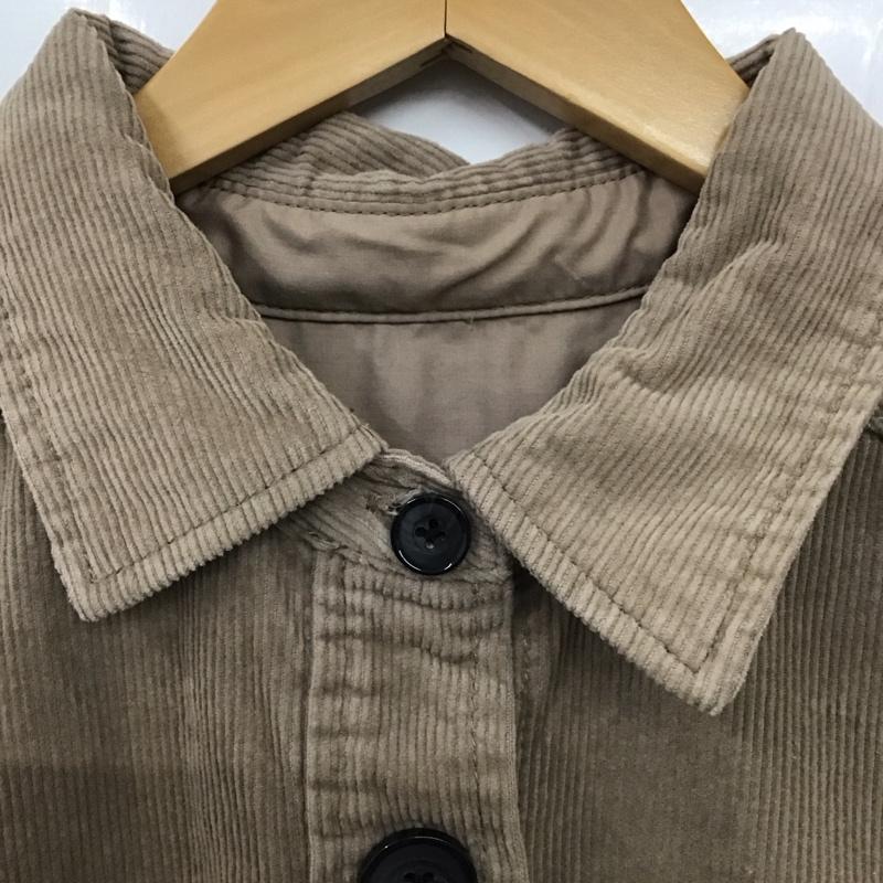 アズールバイマウジー AZUL BY MOUSSY ジャケット、上着 ジャケット、ブレザー 250CAH30-234H CORDUROY BIG POCKET M 無地 茶 / ブラウン / レディース USED 古着 中古 10130371