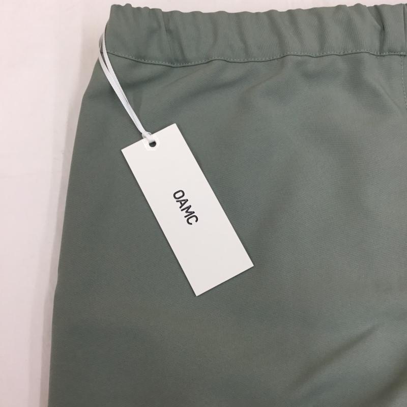オーエーエムシー OAMC パンツ ワークパンツ、ペインターパンツ OAMC ドローコードクロップドパンツ 23E28OAU50 L 無地 薄緑 / ライトグリーン /  メンズ USED 古着 中古 10124745
