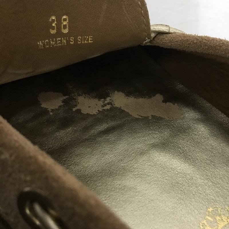 トッズ TOD S カジュアルシューズ カジュアルシューズ ドライビングシューズ 38 無地 ベージュ / ベージュ / レディース USED 古着 中古 10133899