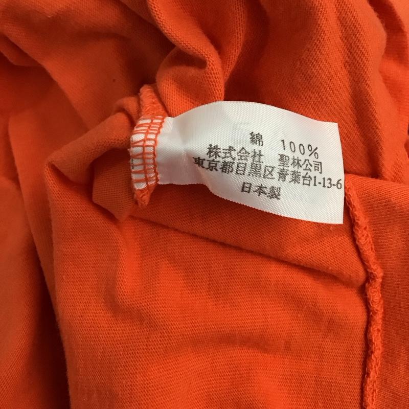 ハリウッドランチマーケット HOLLYWOOD RANCH MARKET Tシャツ 半袖 半袖カットソー プリントTシャツ クルーネックカットソー 2 ロゴ、文字 橙 / オレンジ / メンズ USED 古着 中古 10117275