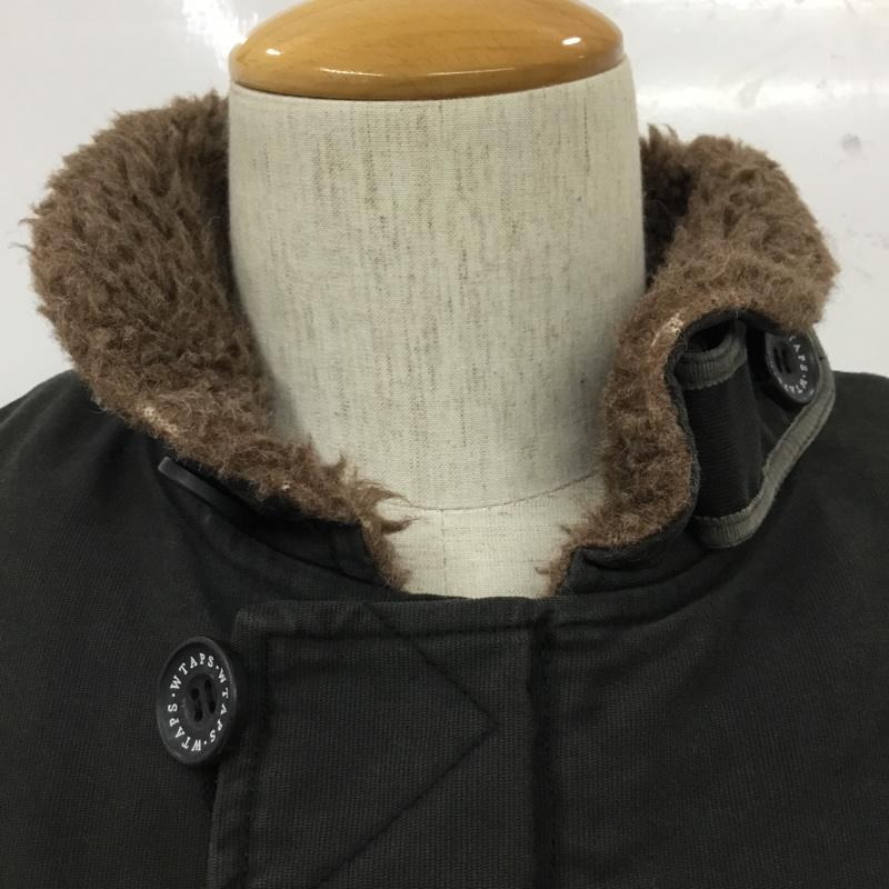 ダブルタップス WTAPS ジャケット、上着 ジャンパー、ブルゾン 112gwdt-jkm06 11AW クロスボーンミリタリージャケット アウター ジップアップジャケット 3 無地 黒 / ブラック / メンズ USED 古着 中古 10109371