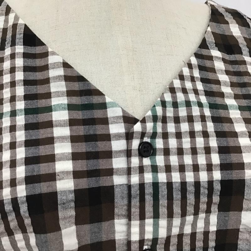マウジー MOUSSY シャツ、ブラウス 長袖 010css30-0510 CHECKPUFFSLEEVEBLOUSE 長袖シャツ 前開シャツ ノーカラーシャツ FREE チェック マルチカラー / マルチカラー / レディース USED 古着 中古 10105849