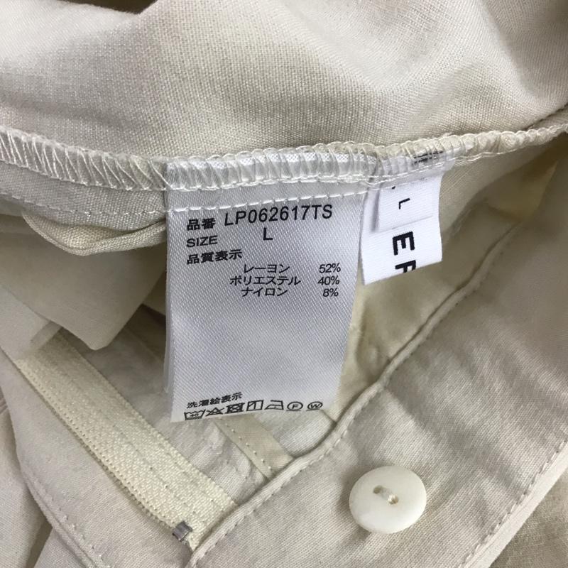 レプシィム LEPSIM パンツ スラックス スラックスパンツ ワイドパンツ ストレッチパンツ L 無地 白 / ホワイト / レディース USED 古着 中古 10142688