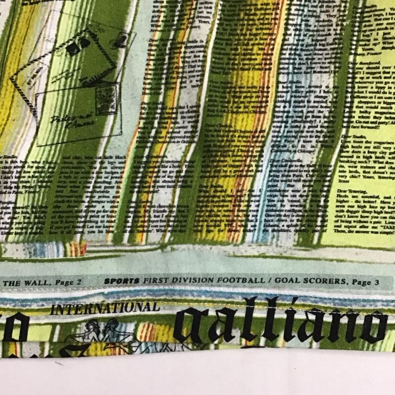 ジョンガリアーノ JOHN GALLIANO Tシャツ 半袖 半袖カットソー プリントTシャツ Vネックカットソー L プリント マルチカラー / マルチカラー / メンズ USED 古着 中古 10127757