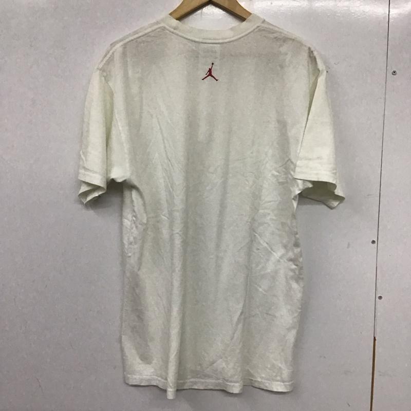 ナイキ NIKE Tシャツ 半袖 半袖カットソー プリントTシャツ クルーネックカットソー M プリント 白 / ホワイト / メンズ USED 古着 中古 10138747