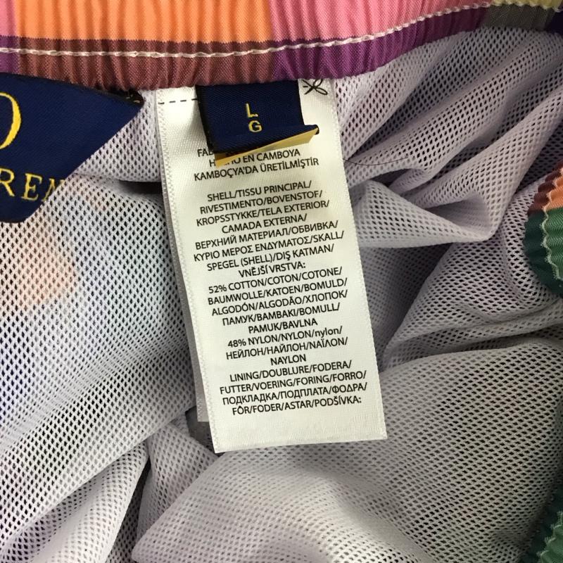 ポロラルフローレン POLO RALPH LAUREN パンツ ショートパンツ ショートパンツ ハーフパンツ カジュアルパンツ チェックパンツ L チェック マルチカラー / マルチカラー / メンズ USED 古着 中古 10138581