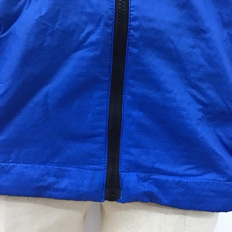 アディダス adidas パーカー 長袖 dq1493 AGRAVICHOODEDALPHASHIELD ジップアップパーカー スポーツウェア M ロゴ、文字 青 / ブルー / メンズ USED 古着 中古 10124726