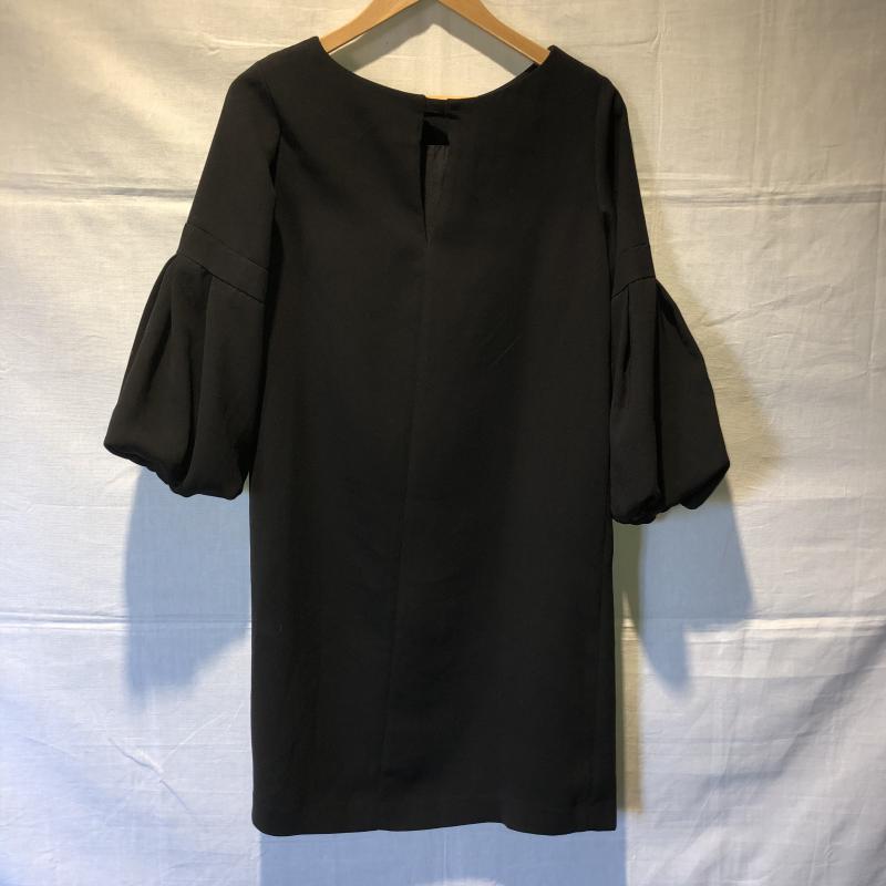 トランテアンソンドゥモード 31 Sons de mode ワンピース ミニスカート 38 無地 黒 / ブラック / レディース USED 古着 中古 10016419