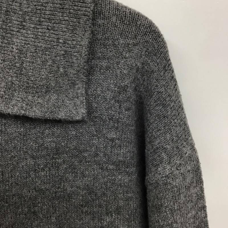 セレクトモカ select MOCA ワンピース ロングスカート 30001659 ポロニットロングワンピース L 無地 灰 / グレー / レディース USED 古着 中古 10137457