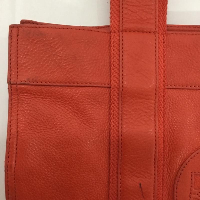 トリーバーチ TORY BURCH トートバッグ トートバッグ ロゴ、文字 赤 / レッド / レディース USED 古着 中古 10124287