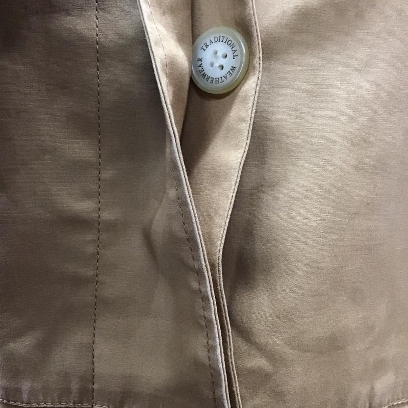 トラディショナルウェザーウェア Traditional Weatherwear ジャケット、上着 ジャケット、ブレザー ロングジャケット フード付きジャケット ロングコート カジュアルジャケット 34 無地 ベージュ / ベージュ / レディース USED 古着 中古 10114853