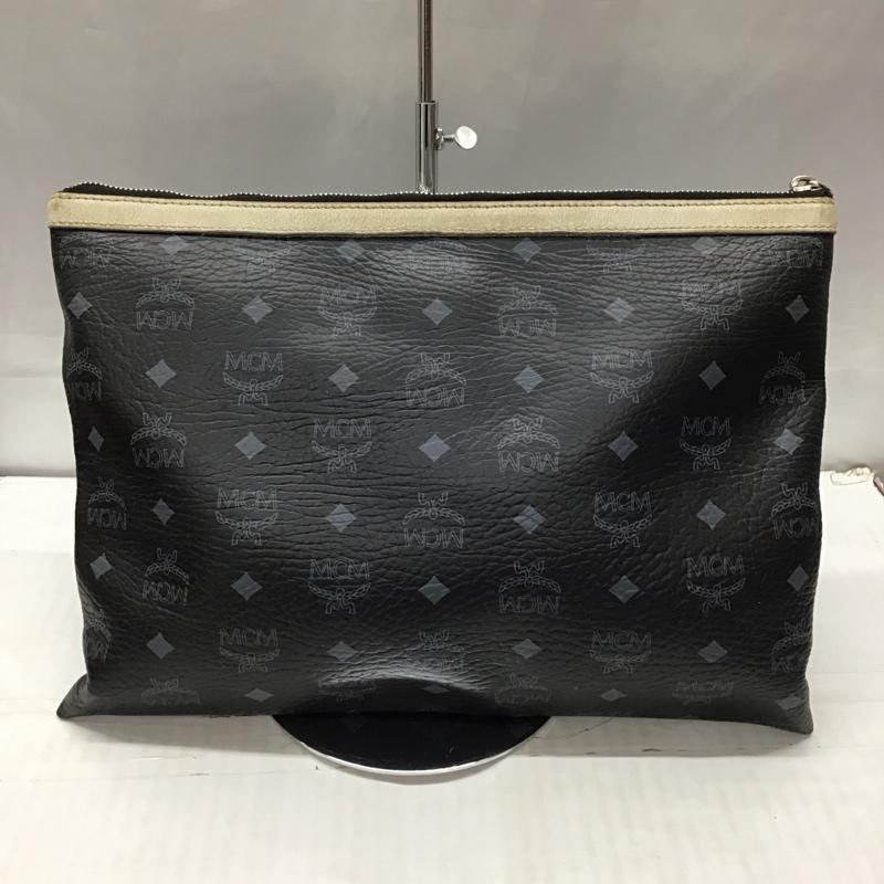 エムシーエム MCM クラッチバッグ、パーティバッグ クラッチバッグ、パーティバッグ S4929 セカンドバッグ 総柄 黒 / ブラック / メンズ USED 古着 中古 10121630