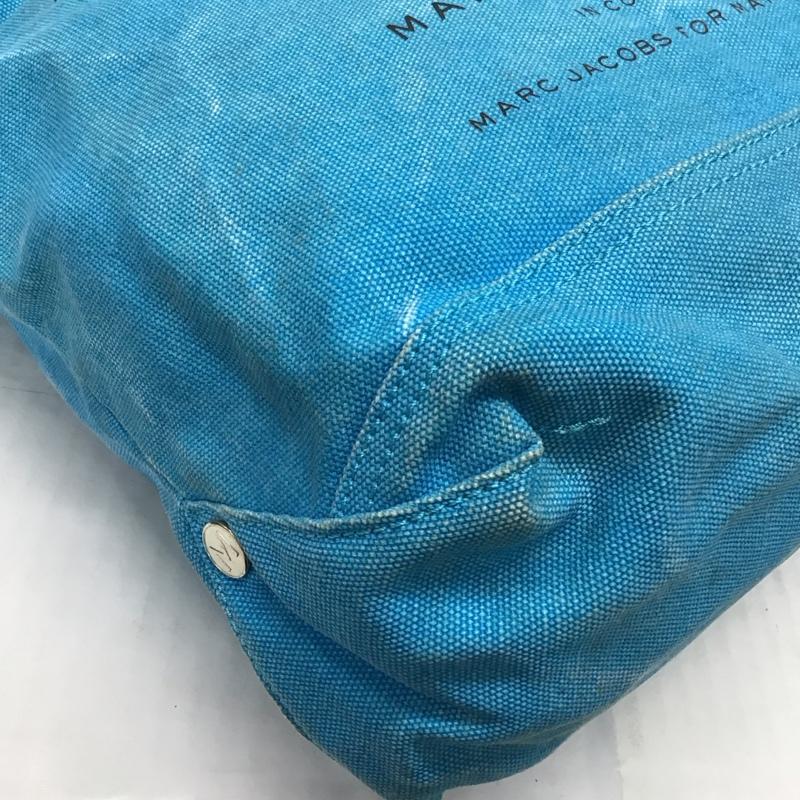 マークバイマークジェイコブス MARC by MARC JACOBS トートバッグ トートバッグ コットン ロゴ、文字 青 / ブルー / レディース USED 古着 中古 10115060
