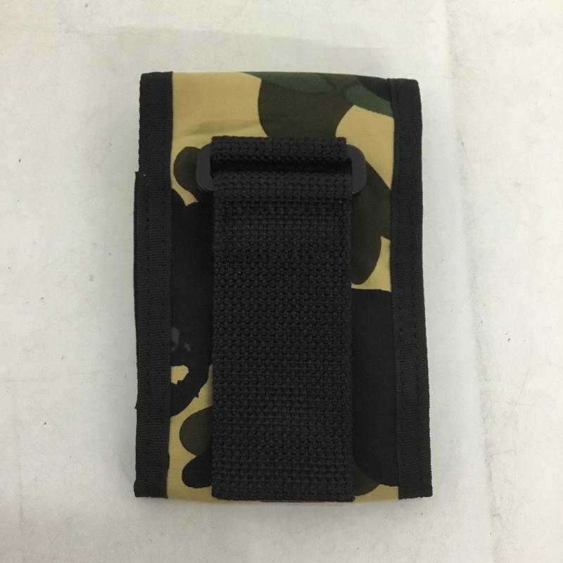 アベイシングエイプ A BATHING APE ポーチ ポーチ ベルトポーチ 迷彩 カモ柄 ロゴ、文字 マルチカラー / マルチカラー / メンズ USED 古着 中古 10139080