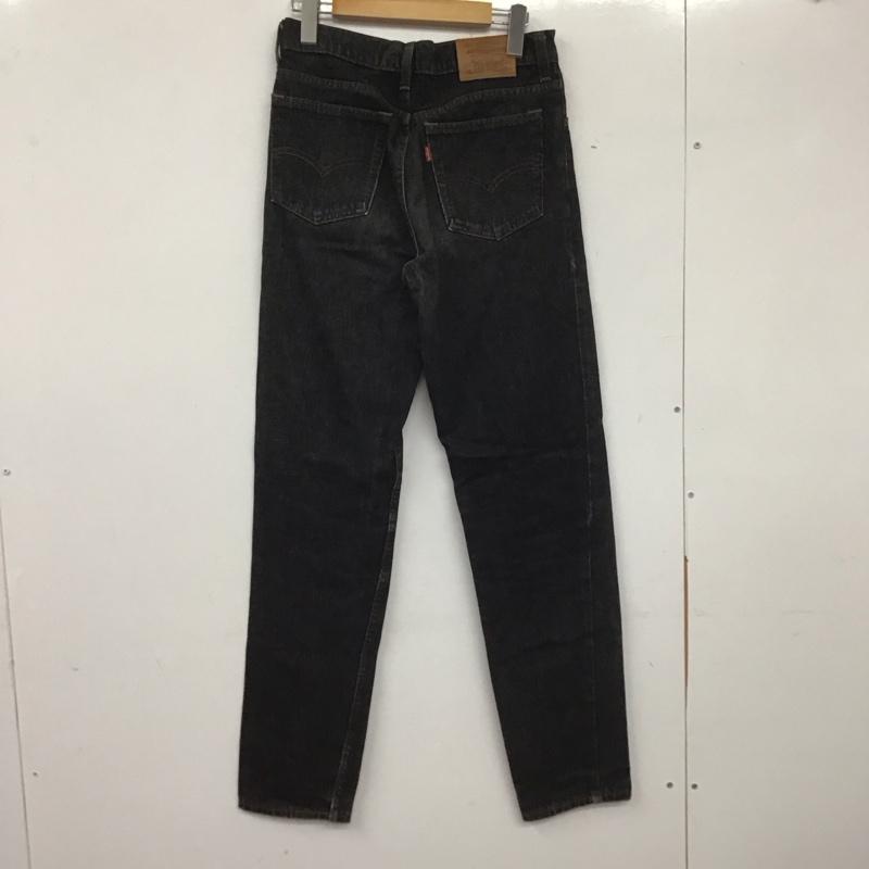リーバイストラウスアンドコー Levi Strauss & co. パンツ デニム、ジーンズ デニムパンツ スリムパンツ カジュアルパンツ 30インチ 無地 黒 / ブラック / メンズ USED 古着 中古 10138580