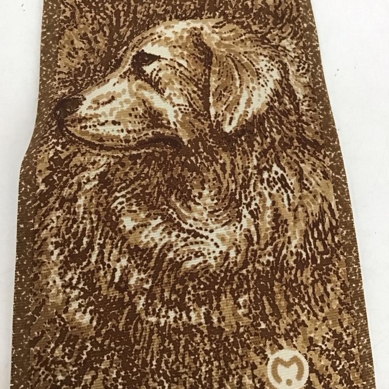 ミラ・ショーン mila schon ネクタイ ネクタイ シルク 犬 茶 / ブラウン / メンズ USED 古着 中古 10135322