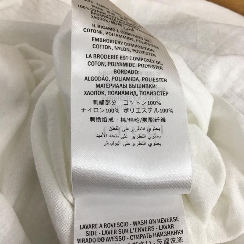 グッチ GUCCI Tシャツ 半袖 半袖カットソー プリントTシャツ クルーネックカットソー S プリント 白 / ホワイト / メンズ USED 古着 中古 10148991