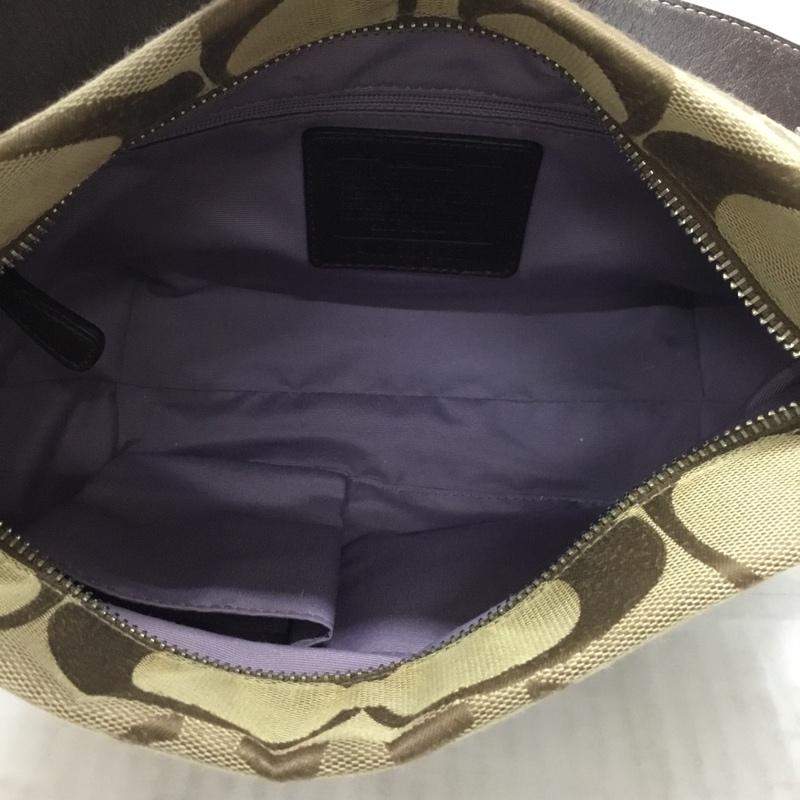 コーチ COACH ショルダーバッグ ショルダーバッグ F15068 シグネチャー 総柄 ベージュ / ベージュ / X 茶 / ブラウン / レディース USED 古着 中古 10115582