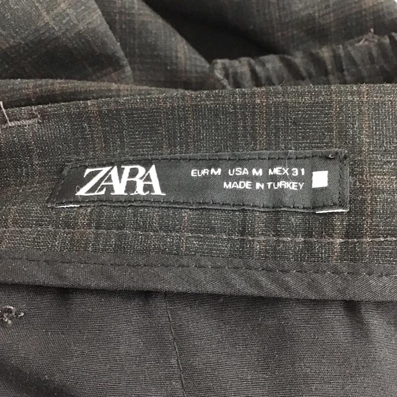 ザラ ZARA パンツ スラックス スラックスパンツ スリムパンツ ストレッチ M チェック マルチカラー / マルチカラー / メンズ USED 古着 中古 10135768