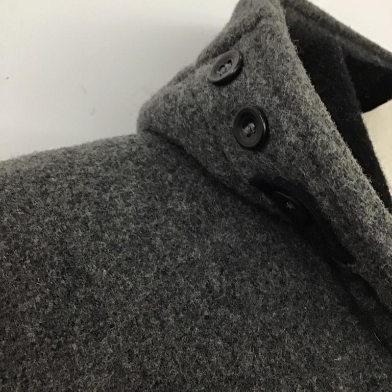 エーグル AIGLE コート コート一般 ダッフルコート アウター フード付きブルゾン ロングコート L 無地 灰 / グレー / メンズ USED 古着 中古 10124685