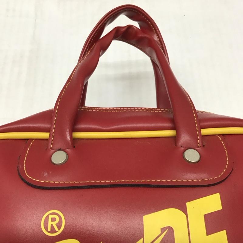 アベイシングエイプ A BATHING APE ボストンバッグ ボストンバッグ ミニボストン ハンドバッグ BAPESTA ロゴ、文字 えんじ / ワインレッド / X 橙 / オレンジ / メンズ USED 古着 中古 10122531