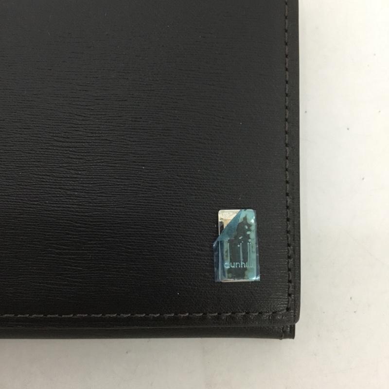 ダンヒル DUNHILL 財布 長財布 SIDECAR FP1010E 箱有 ワンポイント ダークブラウン / ダークブラウン / メンズ USED 古着 中古 10126458