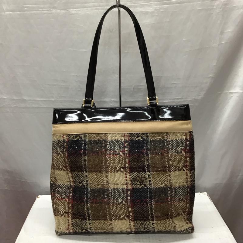 バーバリー BURBERRY トートバッグ トートバッグ ポーチ付 チェック マルチカラー / マルチカラー / レディース USED 古着 中古 10120579