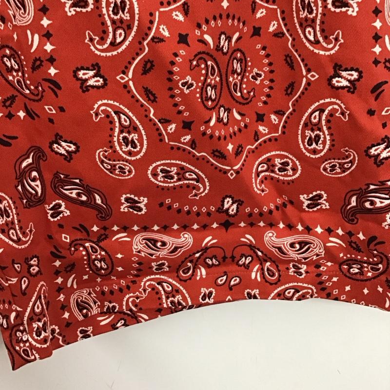 クックマン COOKMAN パンツ ショートパンツ ショートパンツ ハーフパンツ カジュアルパンツ L プリント 赤 / レッド / メンズ USED 古着 中古 10134805