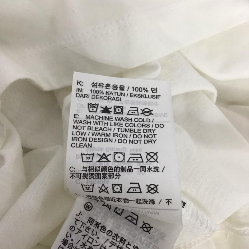 ナイキ NIKE Tシャツ 半袖 AR5370-100 Vネック スポーツウェア タグ付き L ロゴ、文字 白 / ホワイト / レディース USED 古着 中古 10135569