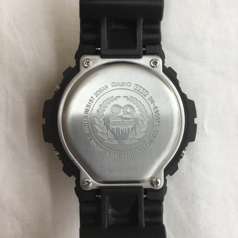 ジーショック G-SHOCK 腕時計 デジタル MxMxM マジカルモッシュミスフィッツ DW-6900FS ロゴ、文字 X プリント 黒 / ブラック / メンズ USED 古着 中古 10108207