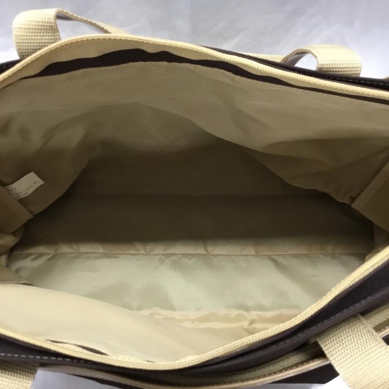 エディーバウアー Eddie Bauer トートバッグ トートバッグ ショルダー 2way ロゴ、文字 茶 / ブラウン / X ベージュ / ベージュ / メンズ USED 古着 中古 10115053