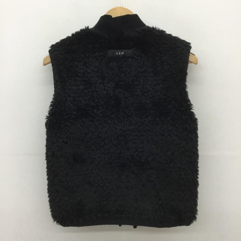 エーケーエム AKM ベスト ベスト 無地 黒 / ブラック / メンズ USED 古着 中古 10078074