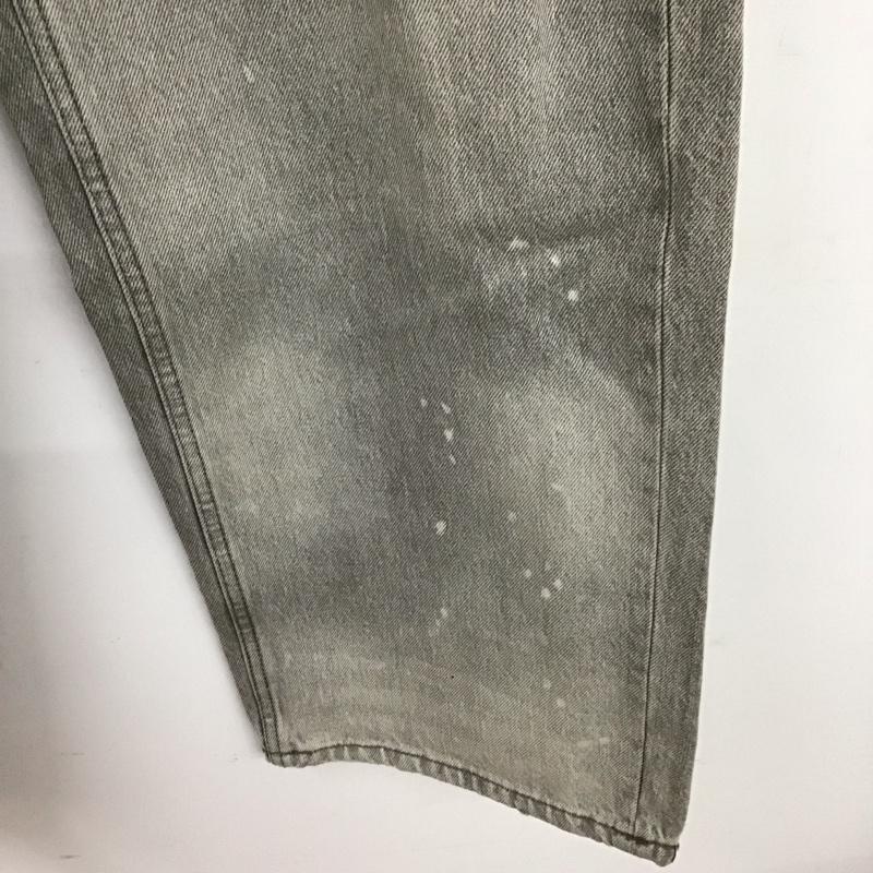 ザラ ZARA パンツ デニム、ジーンズ デニムパンツ ワイドパンツ カジュアルパンツ 42インチ 無地 灰 / グレー /  メンズ USED 古着 中古 10124883