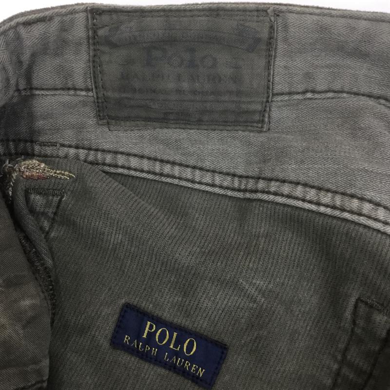 ポロラルフローレン POLO RALPH LAUREN ボトムス ボトムス コーデュロイパンツ 31インチ 刺繍 緑 / グリーン / メンズ USED 古着 中古 10107619