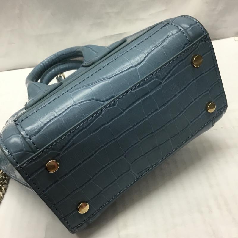 ザラ ZARA ショルダーバッグ ショルダーバッグ 6105 712 009 ミニバッグ 2WAY 青 / ブルー / レディース USED 古着 中古 10119112