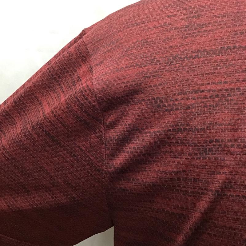 古着 USED Tシャツ 半袖 WIXARC クルーネック スポーツウェア LL ロゴ、文字 えんじ / ワインレッド / X 黒 / ブラック / メンズ USED 古着 中古 10115545