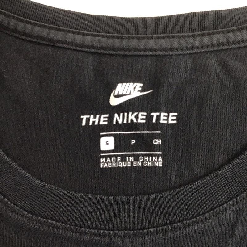 ナイキ NIKE カットソー 長袖 875716-010 HybridHOL/STee 長袖カットソー スポーツウェア S ロゴ、文字 黒 / ブラック / メンズ USED 古着 中古 10111491